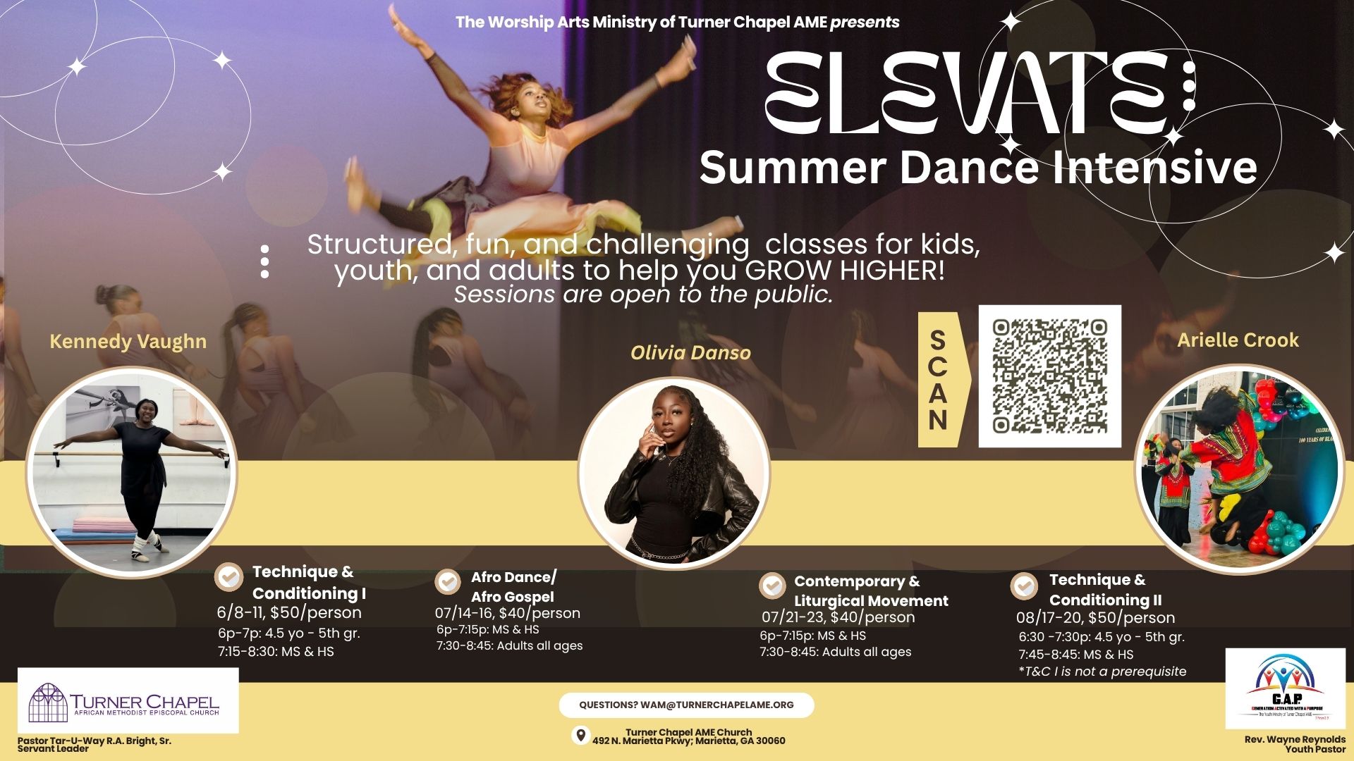 Elevate Summer Intensive Dance Classes
